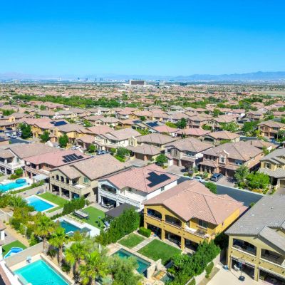Las Vegas real-estate drone photograph 060