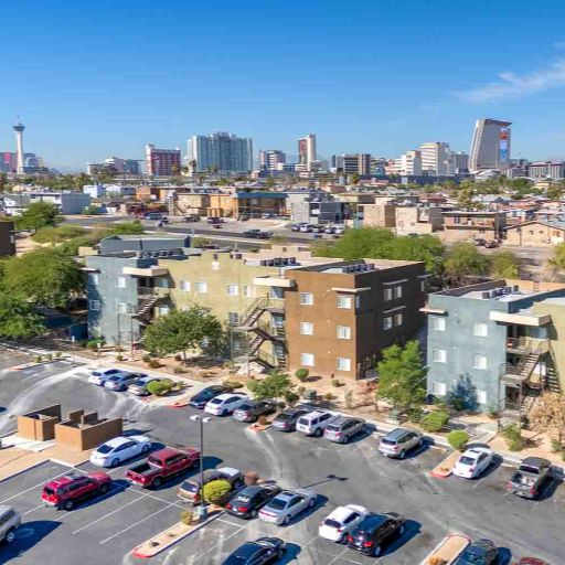 Multi-family real estate drone photographer Las Vegas