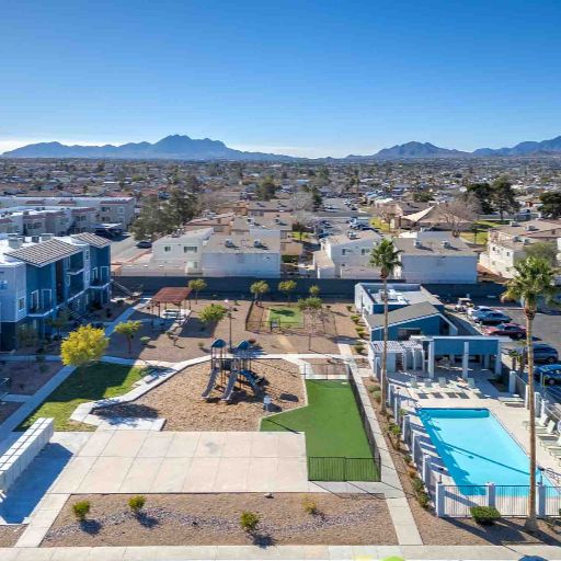 Multi-family real estate drone photographer Las Vegas