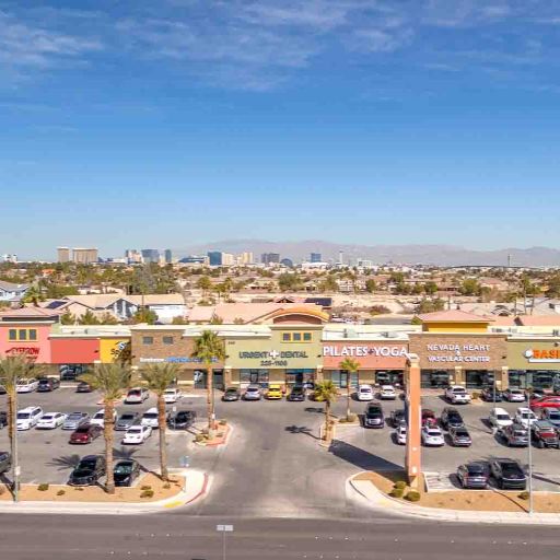 Retail space drone photographer Las Vegas