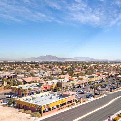 Retail space drone photographer Las Vegas