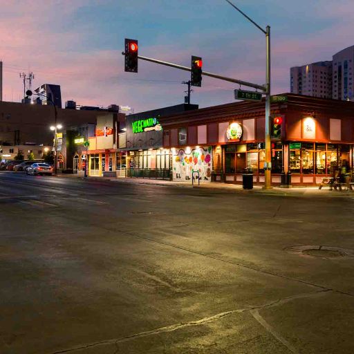 Commercial real estate twilight photographer Las Vegas