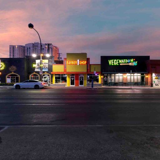 Commercial real estate twilight photographer Las Vegas