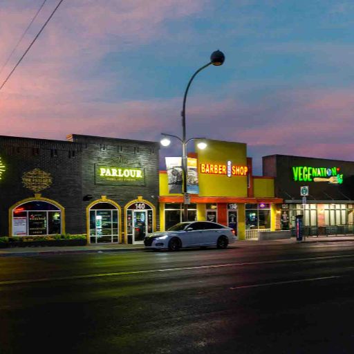 Commercial real estate twilight photographer Las Vegas