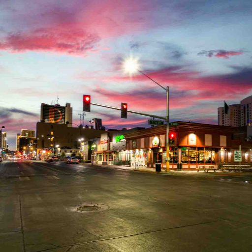 Commercial real estate twilight photographer Las Vegas