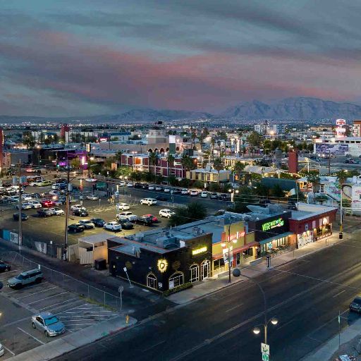 Commercial real estate twilight photographer Las Vegas