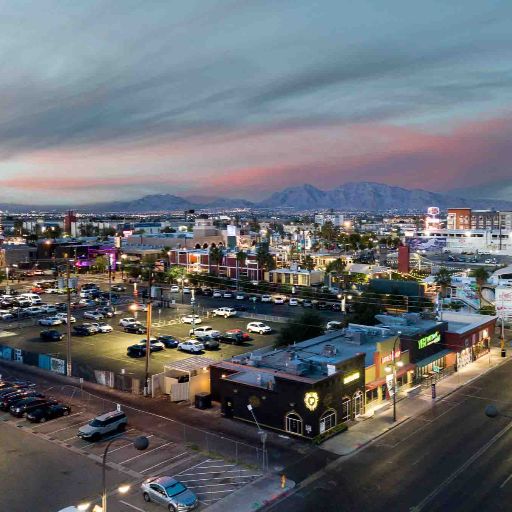 Commercial real estate twilight photographer Las Vegas